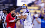 LSU's first Transfer Portal announcement is in after the 2024 season (Photo: © Stephen Lew-Imagn Images)